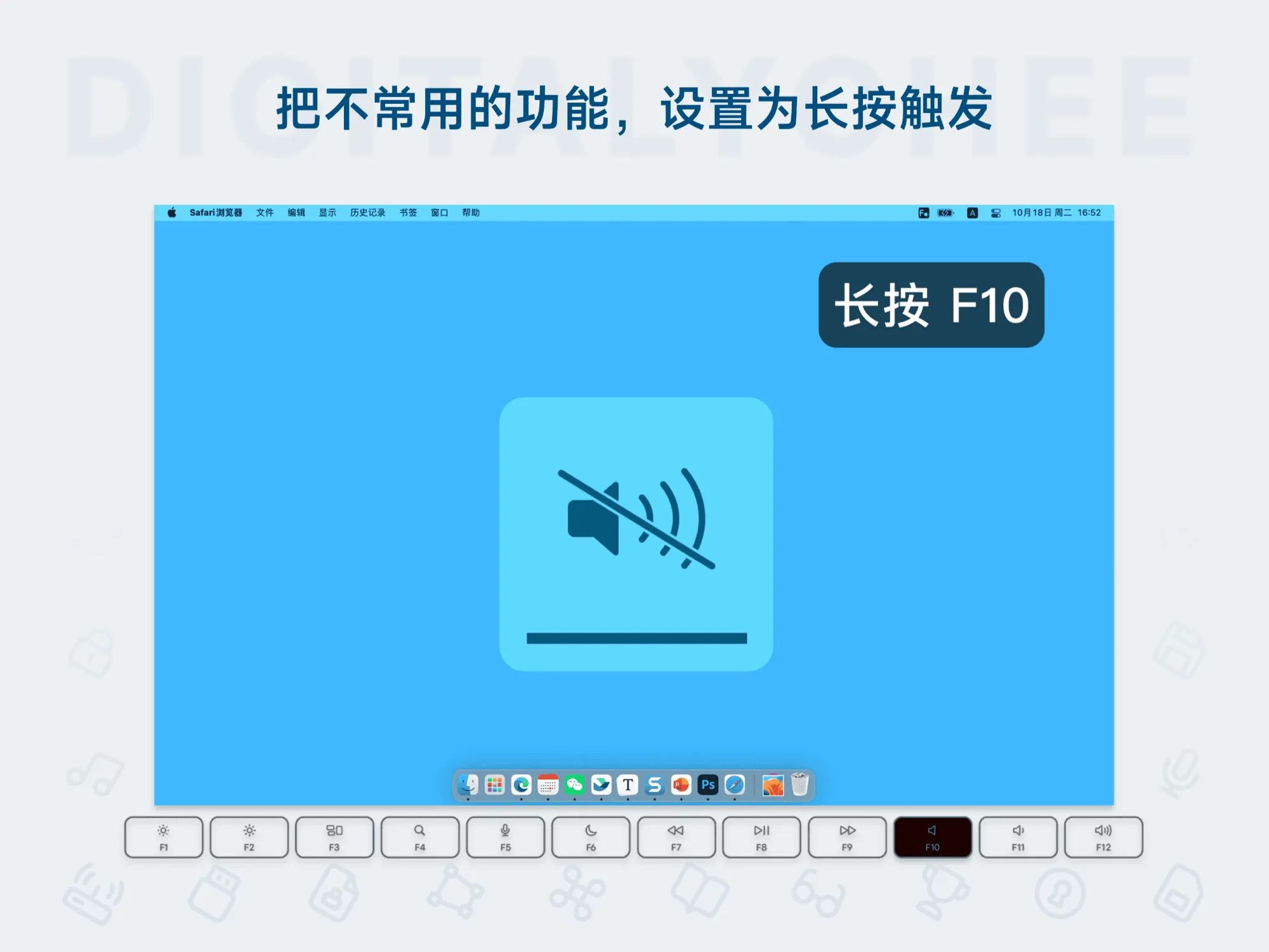 Function Key Pro – Mac 功能键增强工具 一键启动/切换应用程序