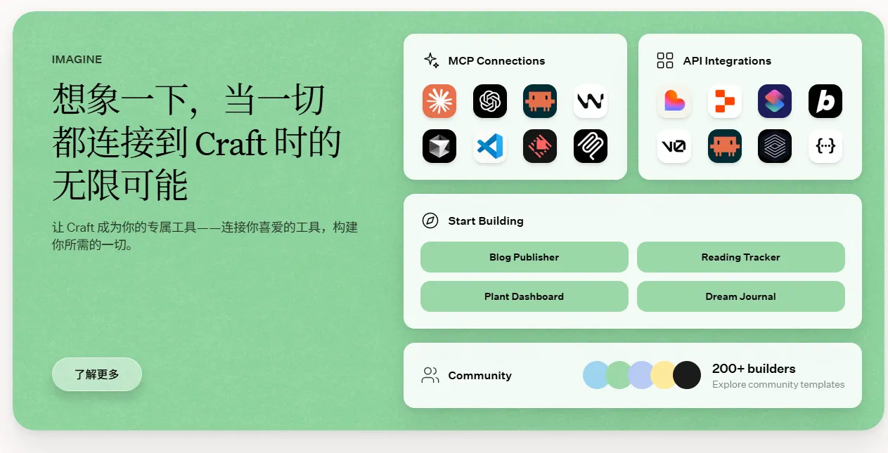 Craft - 结合文档、数据库与美观排版的创作工具 - 个人知识管理与精美文档制作 2