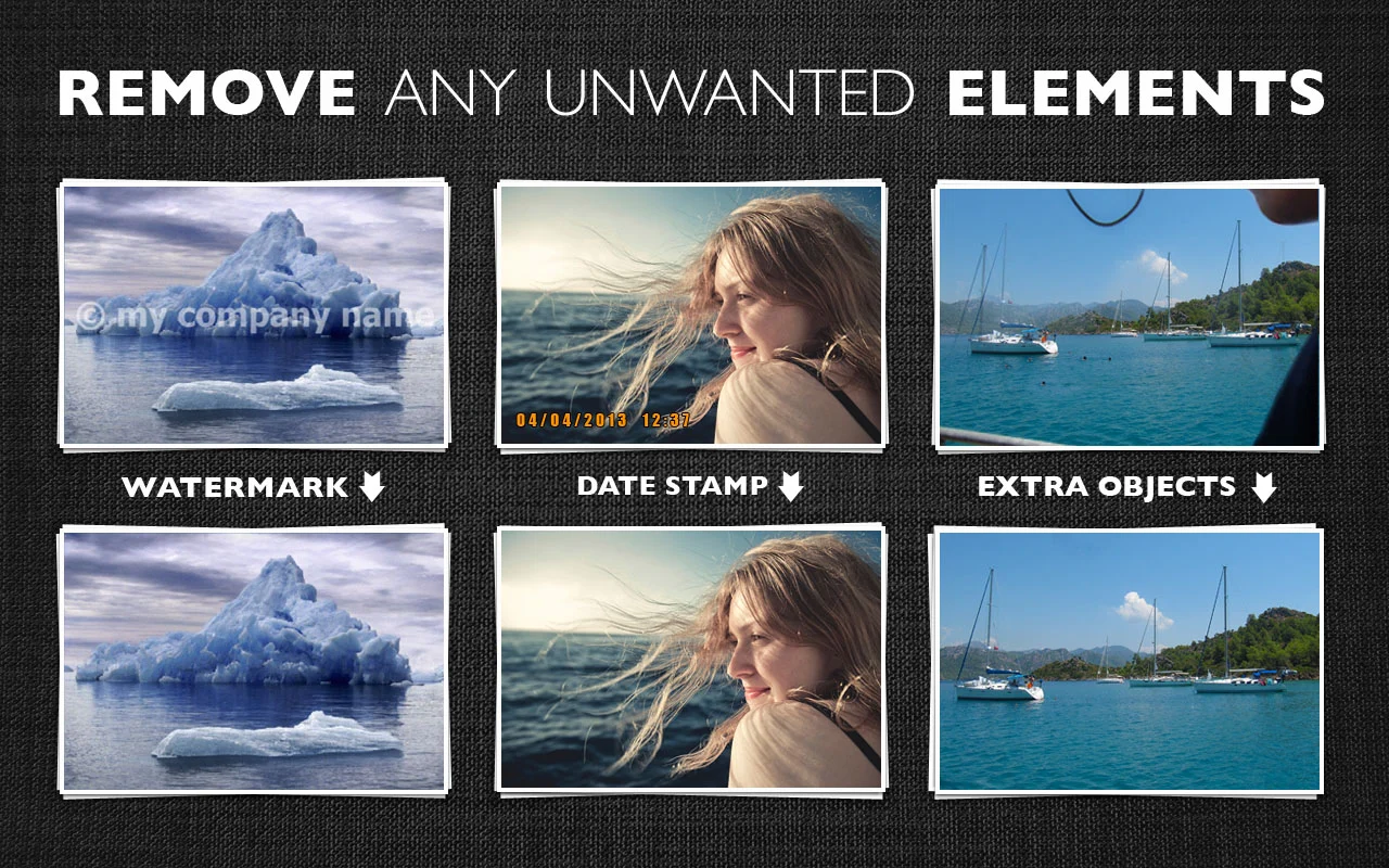 Inpaint - 轻量级图像修复工具，通过选区填充自动消除水印 - 适用于静态图片水印及物体移除 2