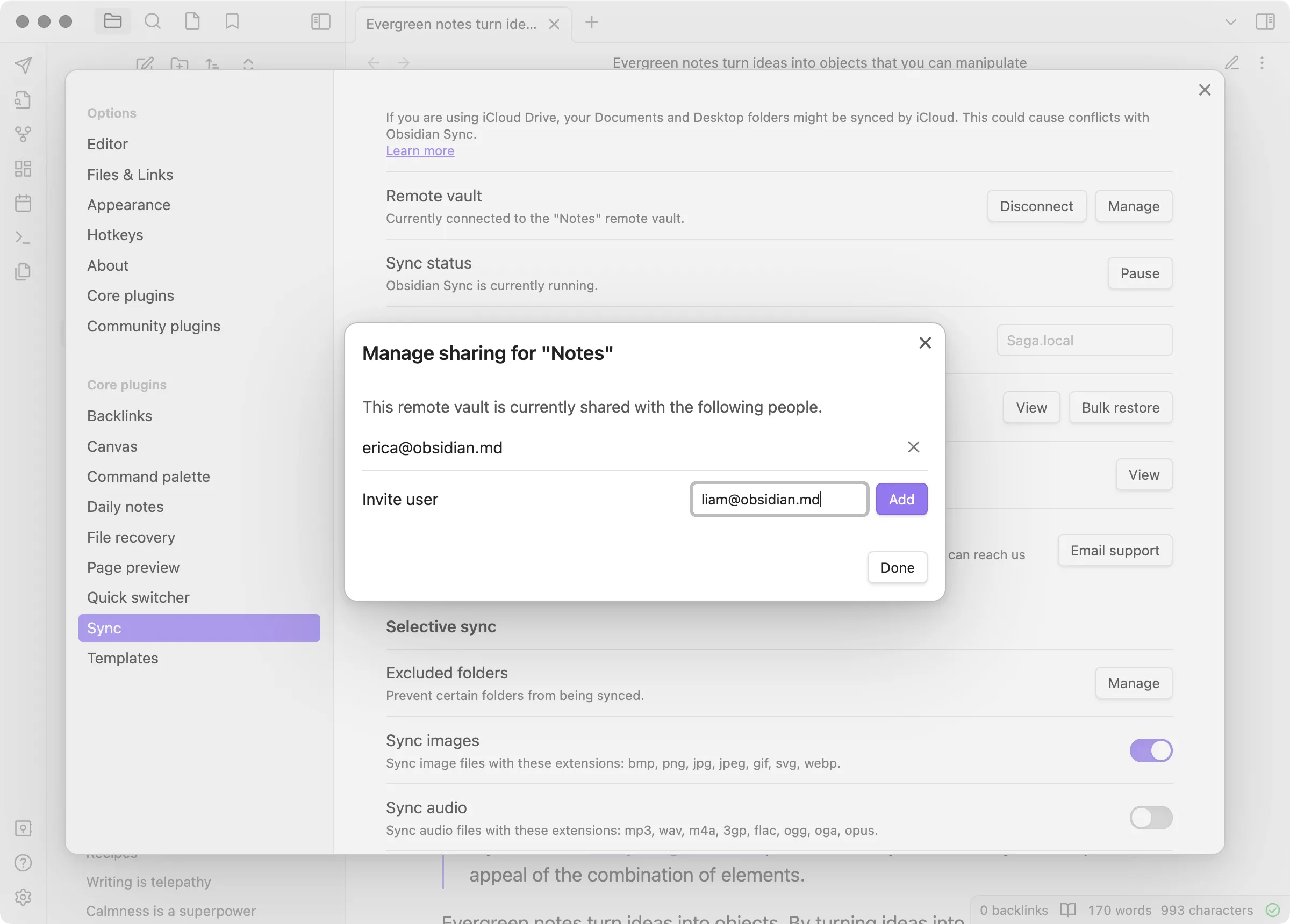 Obsidian – 基于本地 Markdown 文件的网状笔记工具 – 适合构建个人知识库与深度思考